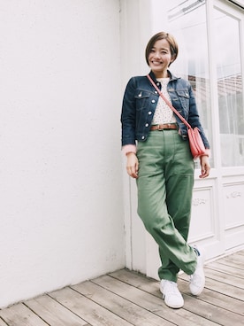 猪鼻ちひろさん（レディース・150cm）の冬コーディネート