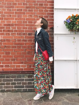 猪鼻ちひろさん（レディース・150cm）の春コーディネート