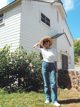 「io（イオ）のアイテム」を使った、猪鼻ちひろさん（レディース・150cm）の夏コーディネート