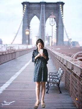 猪鼻ちひろさん（レディース・150cm）の秋コーディネート