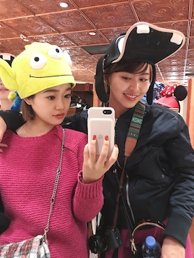 「RHRB（アールエイチアールビー）のアイテム」を使った、猪鼻ちひろさん（レディース・150cm）の冬コーディネート