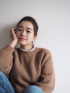 猪鼻ちひろさん（レディース・150cm）の冬コーディネート