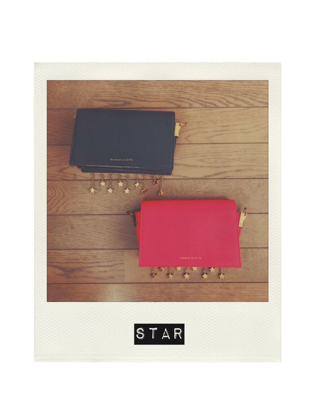 「チャールズ＆キース、CHARLES＆KEITH、バッグ」｜「CHARLES & KEITHのチェーンディテールクロスボディバッグ / CHARM DETAIL CROSSBODY BAG（ショルダーバッグ、ブルー系）」を使った、猪鼻ちひろさん（レディース・150cm）の秋コーディネートの1枚目の写真