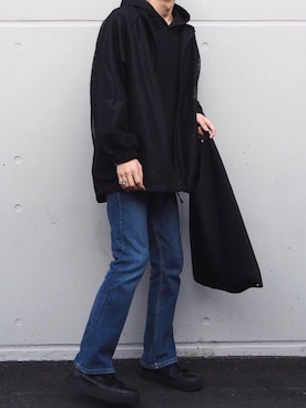 「marka（マーカ）のアイテム（ブルゾン）」を使った、mickyさん（メンズ・173cm）の春コーディネート