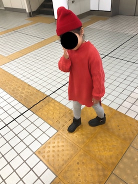 「CIAOPANIC TYPY（チャオパニックティピー）のアイテム（チュニック）」を使った、kohaaaaaaさん（キッズ・100cm）の秋コーディネート