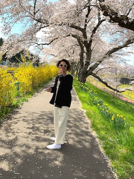 「A Day in the Life （アデイインザライフ）のアイテム」を使った、中村 えいたさん（メンズ・169cm）の春コーディネート