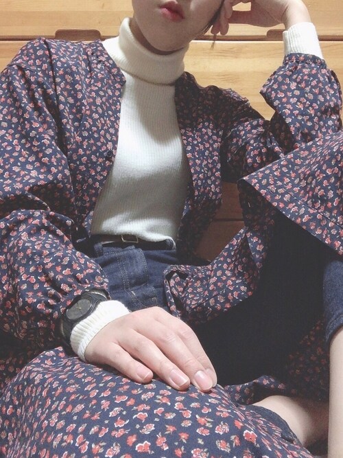 さっちも ユニクロのニット セーターを使ったコーディネート Wear