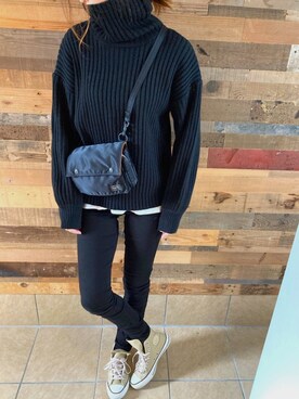 enaさん（レディース・158cm）の冬コーディネート