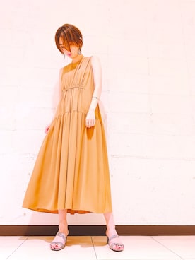 「Lilas Campbell（リラキャンベル）のアイテム」を使った、nano・universe ルミネ立川 Womensさん（レディース・164cm）の夏コーディネート