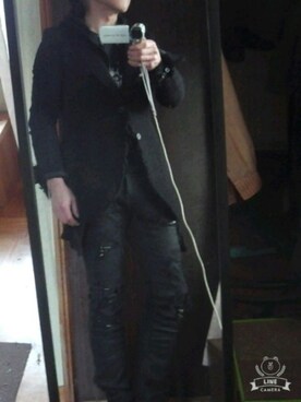 「Rat Roen（ラットロエン）のアイテム」を使った、めーふぁさん（メンズ・167cm）の冬コーディネート