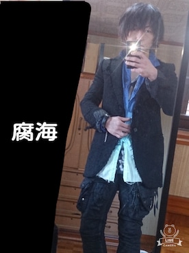 「KMRii」｜「アイテム（財布/小物）」を使った、めーふぁさん（メンズ・167cm）の冬コーディネート