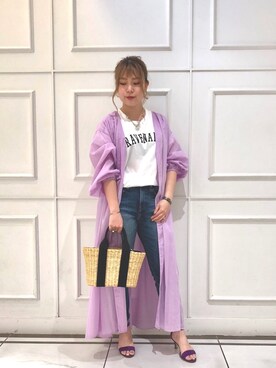 S A R Aさん（レディース・146cm）の夏コーディネート