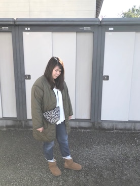 3yamaさん（レディース・160cm）の冬コーディネート