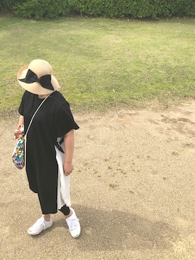 「AKTE（アクテ）のアイテム（アクセサリー）」を使った、3yamaさん（レディース・160cm）の春コーディネート