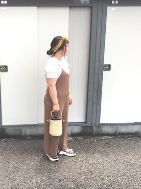 「Canal 4℃（カナルヨンドシー）のアイテム」を使った、3yamaさん（レディース・160cm）の夏コーディネート