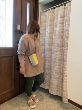 「AKTE（アクテ）のアイテム（アクセサリー）」を使った、3yamaさん（レディース・160cm）の春コーディネート