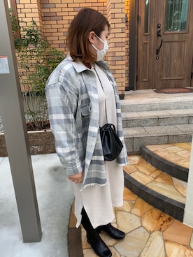 3yamaさん（レディース・160cm）の冬コーディネート