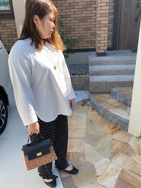 「Silver Spoon（シルバースプーン）のアイテム」を使った、3yamaさん（レディース・160cm）の春コーディネート