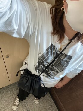 「Silver Spoon（シルバースプーン）のアイテム」を使った、3yamaさん（レディース・160cm）の春コーディネート