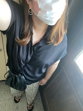 「Silver Spoon（シルバースプーン）のアイテム」を使った、3yamaさん（レディース・160cm）の夏コーディネート