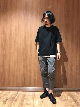 「ジョガーパンツ」｜Morishitaさん（メンズ・174cm）の夏コーディネート