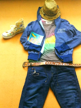 「SOLCA（ソルカ）のアイテム」を使った、stokedさん（メンズ・170cm）の冬コーディネート