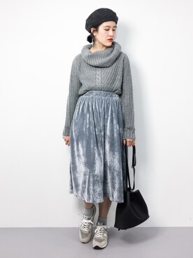 ハマアイさん（レディース・161cm）の冬コーディネート