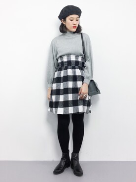 ハマアイさん（レディース・161cm）の冬コーディネート