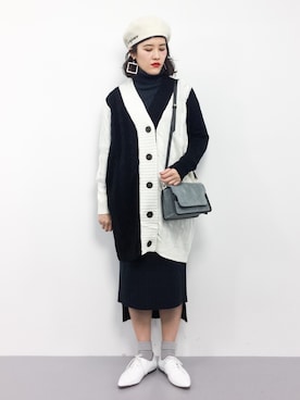 ハマアイさん（レディース・161cm）の冬コーディネート