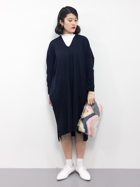 ハマアイさん（レディース・161cm）の冬コーディネート