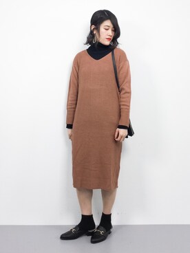 ハマアイさん（レディース・161cm）の冬コーディネート