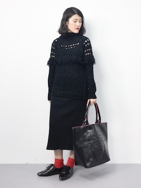 ハマアイさん（レディース・161cm）の冬コーディネート