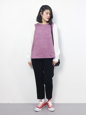 ハマアイさん(レディース・161cm)の冬コーディネート