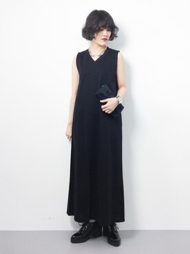 「NOMBRE IMPAIR（ノンブルアンペール）のアイテム（ワンピース/ドレス）」を使った、ハマアイさん（レディース・161cm）の春コーディネート