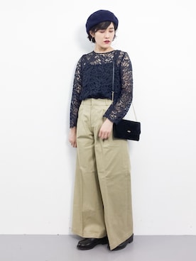 ハマアイさん（レディース・161cm）の春コーディネート