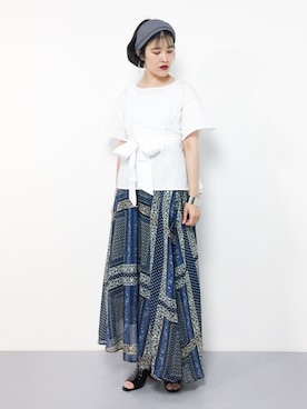 ハマアイさん（レディース・161cm）の夏コーディネート