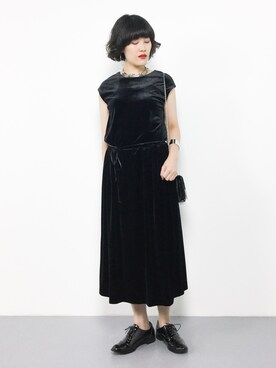 「OLIKA（オリカ）のアイテム」を使った、ハマアイさん（レディース・161cm）の秋コーディネート