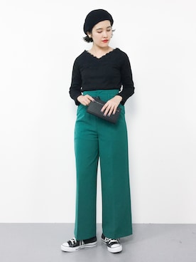 ハマアイさん（レディース・161cm）の秋コーディネート