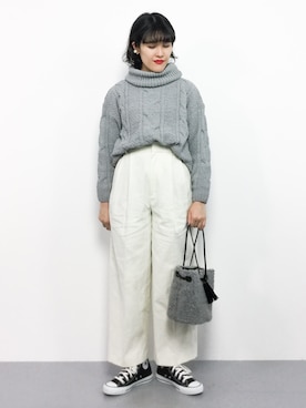 ハマアイさん（レディース・161cm）の秋コーディネート