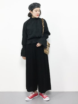 「INFIELDER DESIGN（インフィールダーデザイン）のアイテム」を使った、ハマアイさん（レディース・161cm）の冬コーディネート