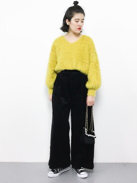 「GYDA（ジェイダ）のアイテム」を使った、ハマアイさん（レディース・161cm・30代）の冬コーディネート