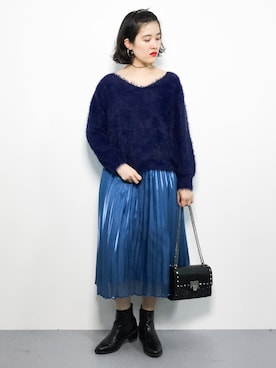 ハマアイさん（レディース・161cm）の冬コーディネート