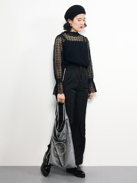 ハマアイさん（レディース・161cm）の冬コーディネート