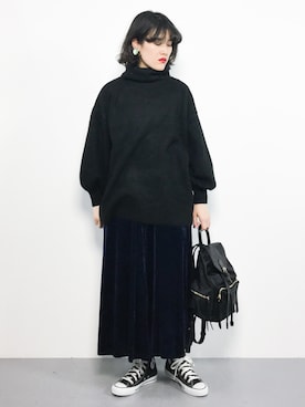 ハマアイさん（レディース・161cm）の冬コーディネート