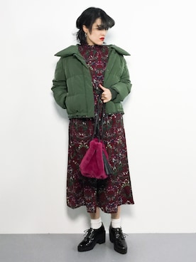 ハマアイさん（レディース・161cm）の冬コーディネート