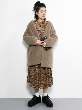 ハマアイさん（レディース・161cm）の冬コーディネート