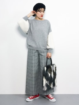 ハマアイさん（レディース・161cm）の冬コーディネート