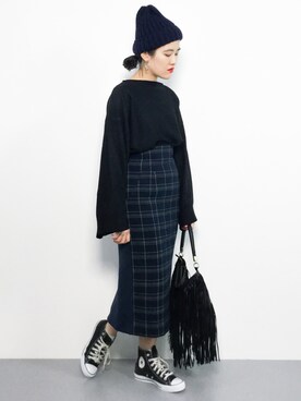 ハマアイさん（レディース・161cm）の冬コーディネート