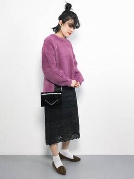 ハマアイさん（レディース・161cm）の冬コーディネート