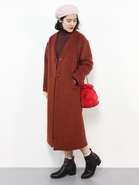 ハマアイさん（レディース・161cm）の冬コーディネート
